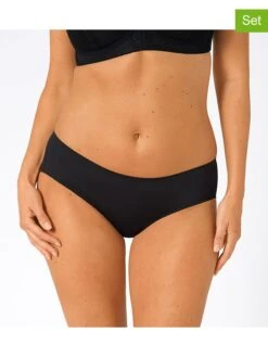 Triumph 2er-Set: Pantys "Sporty Micro" In Schwarz