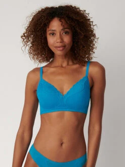 Triumph Bügelloser BH "Fit Smart" In Blau -Triumph Verkäufe 2025 triumph bugelloser bh fit smart in blau 1